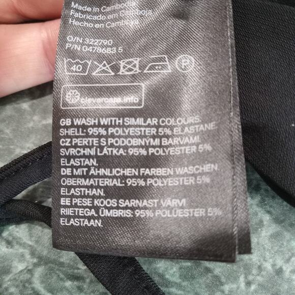 H&M COACHELLA black strappy jumpsuit sz 4 Small Stretchy NWT Festival Whimsigoth - Picture 15 of 15